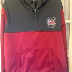 Jerzees South Carolina Gamecocks Garnet and Black Hoodie Large
